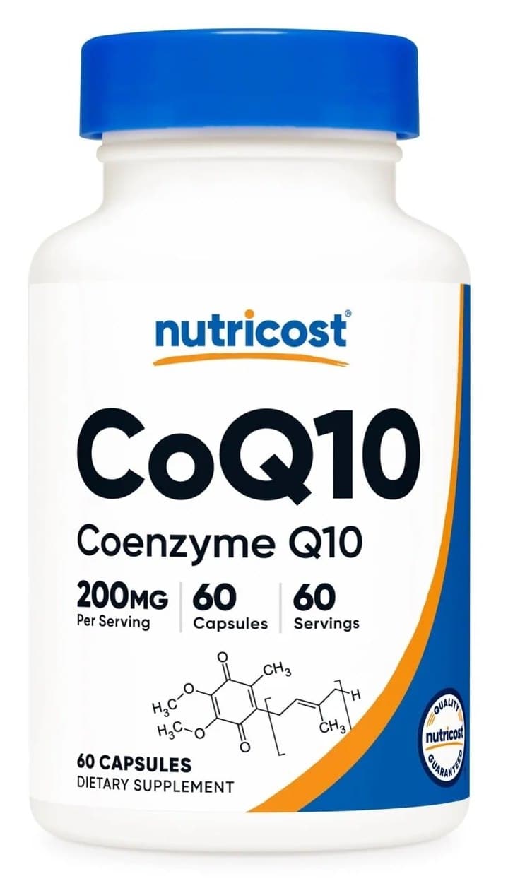 Nutricost - CoQ10 - 60 Cápsulas – Nutricost empaque