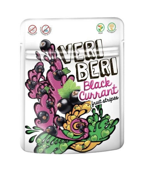 Veri Beri - Gummy Strips – Veri Beri förpackning