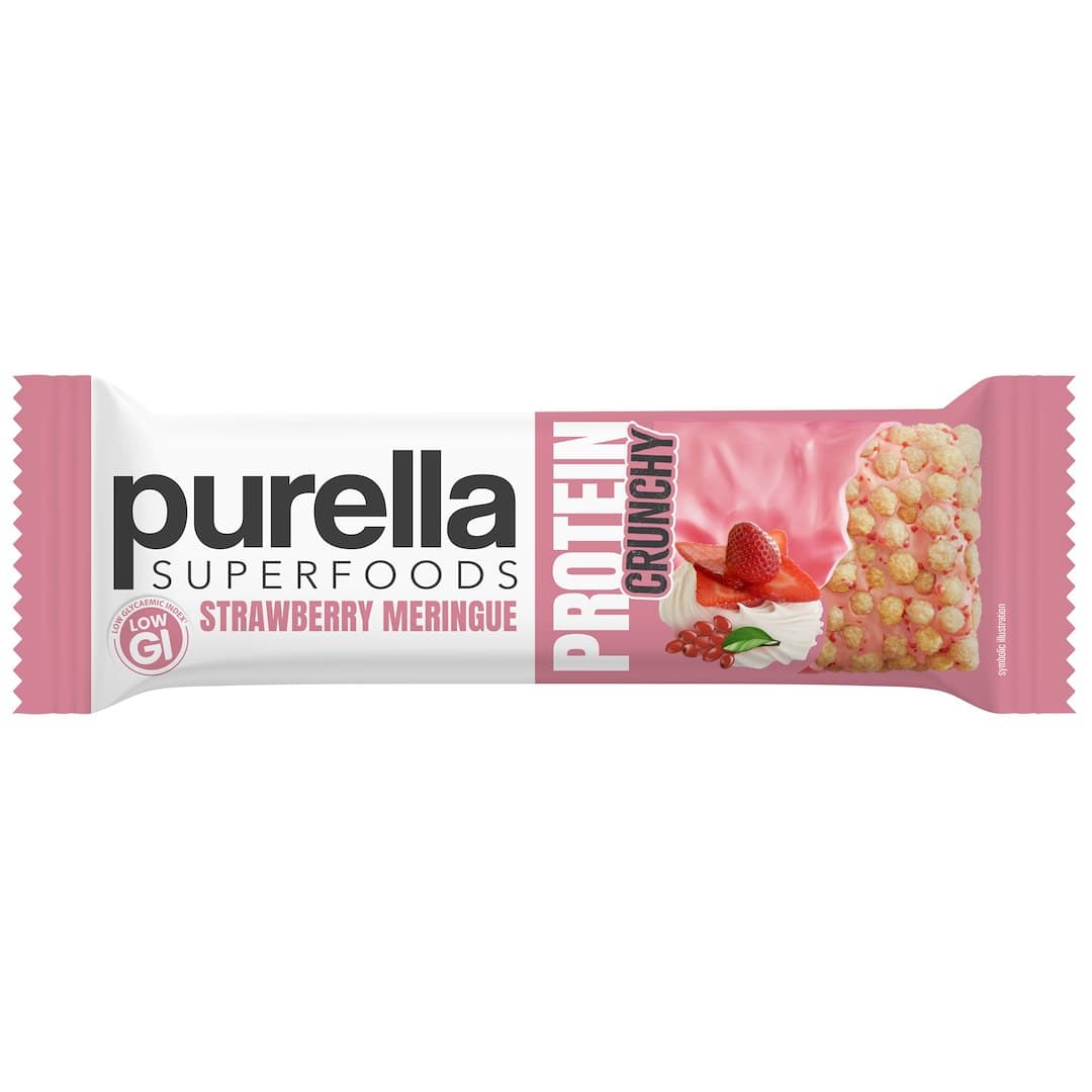 Purella - Protein Bar Strawberry Meringue 45g