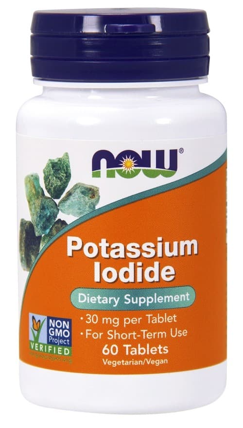 NOW Foods Potassium Iodide 90 mg - 60 comprimidos – NOW Foods packaging
