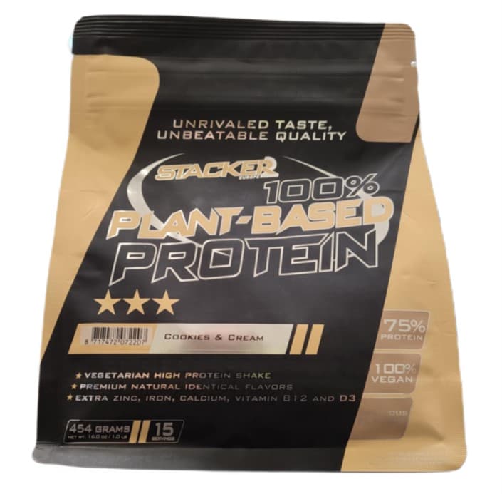 Stacker2 - 100% Proteína de origen vegetal – Stacker2 empaque