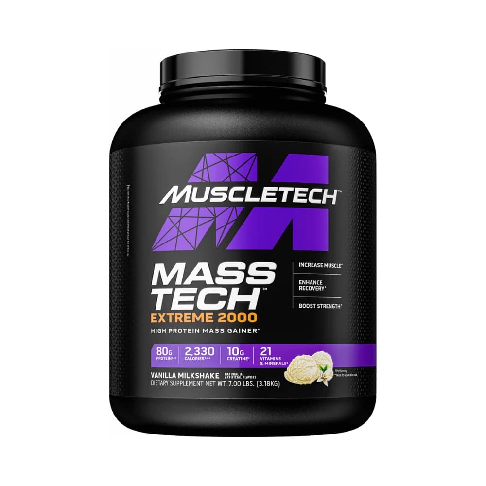 MuscleTech - Mass Tech Extreme 2000 - Vanilla Milkshake - 7.00 lbs