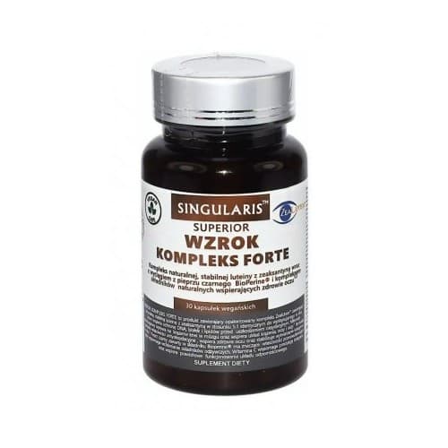 Singularis Sehkraft Komplex + Lutein 15 mg 30 Kapseln – Singularis Verpackung