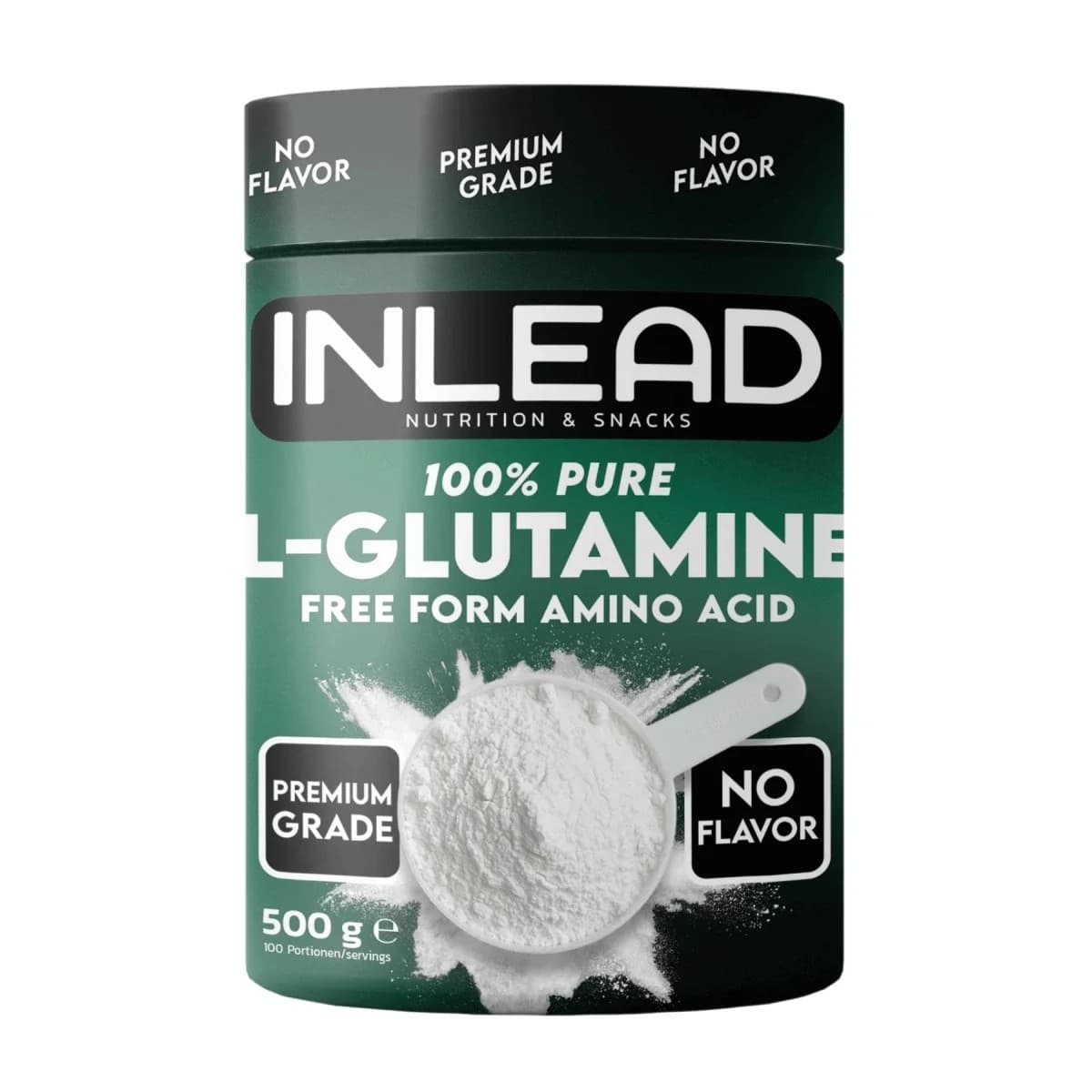 Inlead - L-Glutamin - 500 g – Verpackung