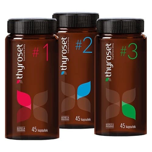 Norsa Pharma - Thyroset - 45 Caps (per bottle)