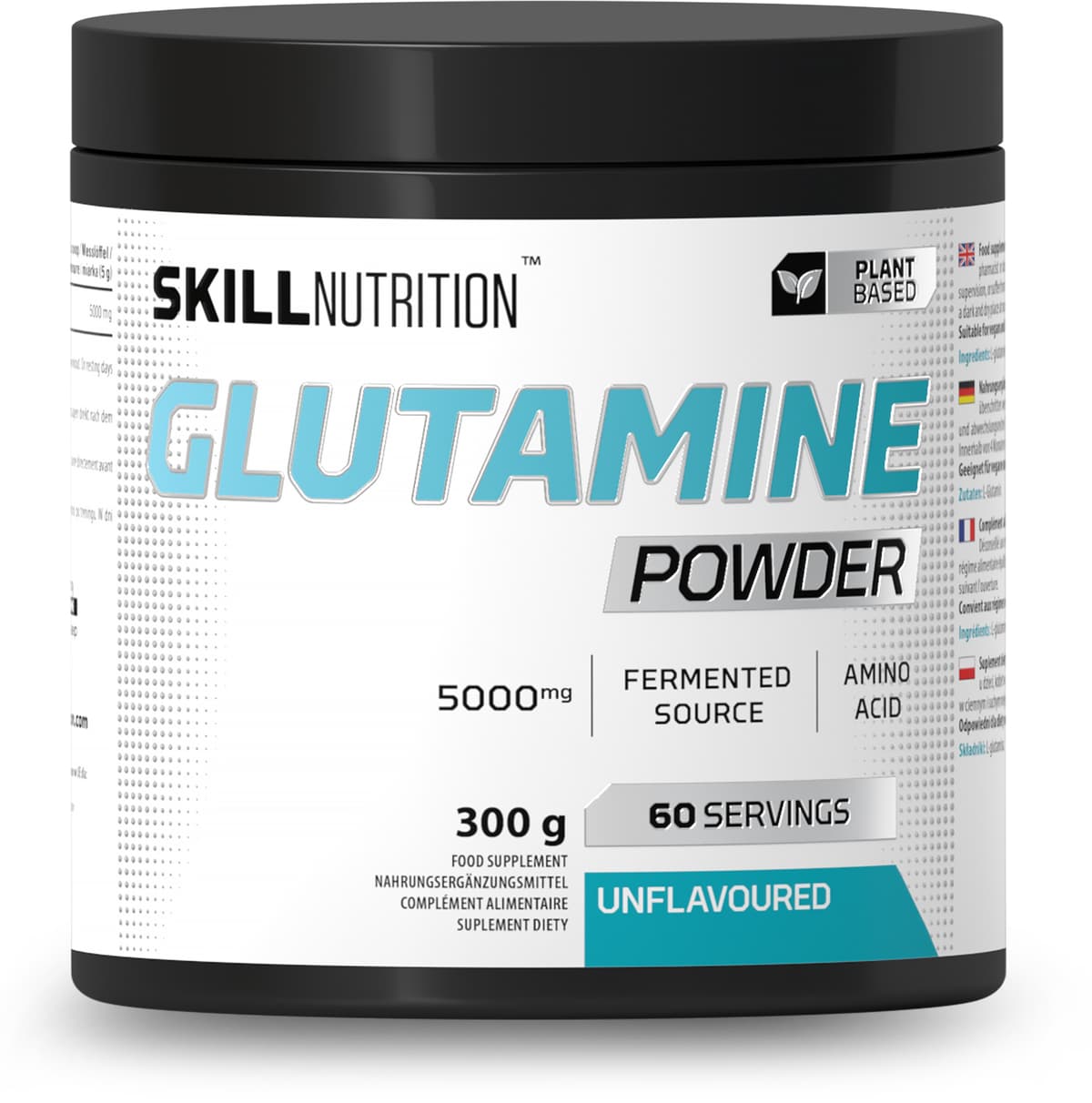 Skill Nutrition - Glutaminpulver – Skill Nutrition opakowanie