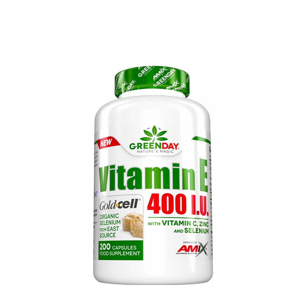 Amix - Vitamina E con Vitamina C, Zinc y Selenio - 200 cápsulas – Amix empaque