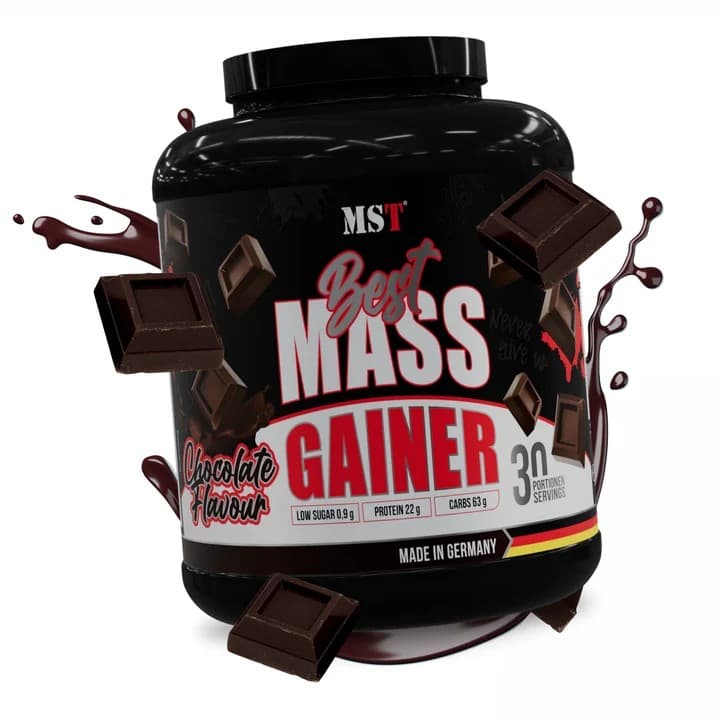 MST - Best Mass Gainer - Choklad, 3000 g – MST förpackning