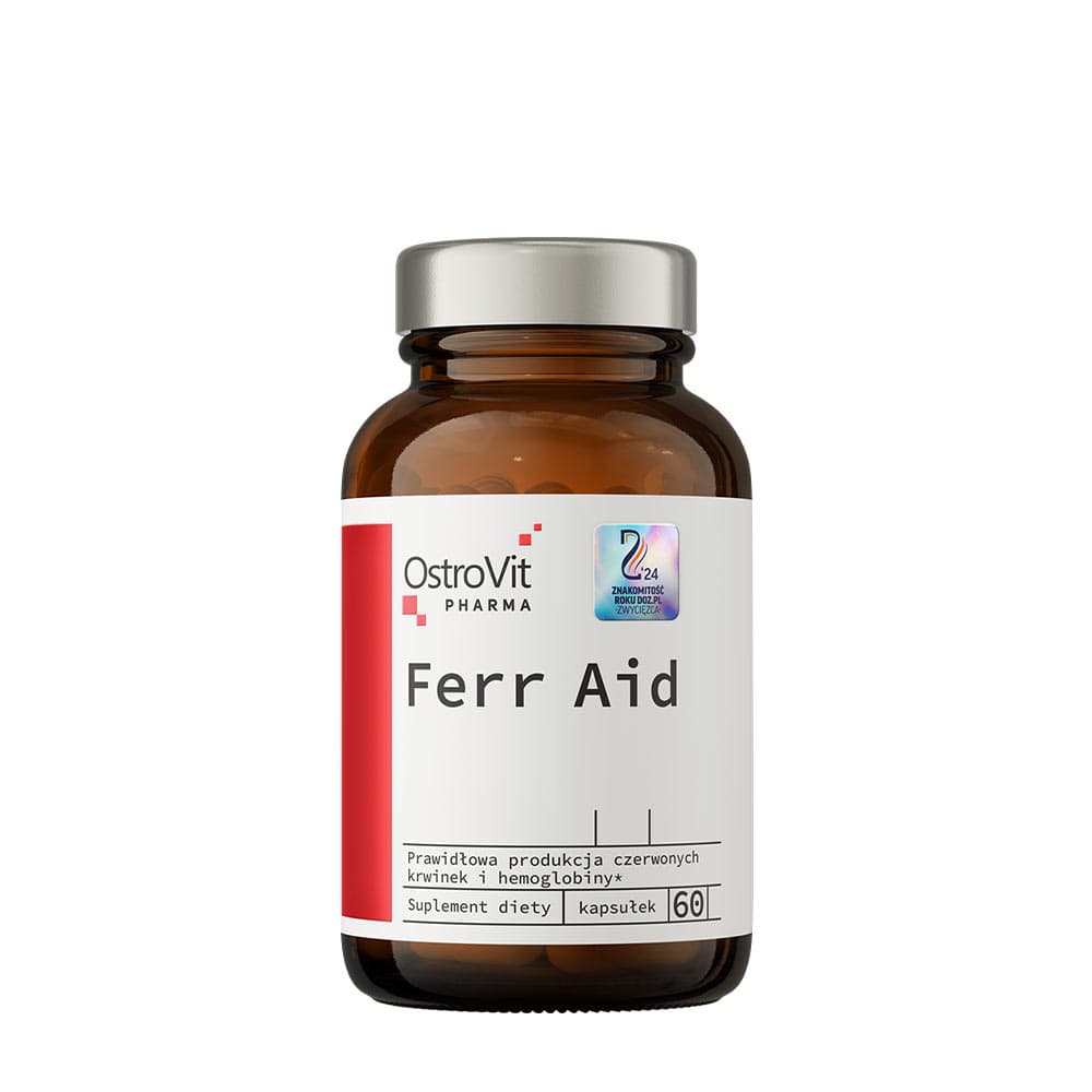 OstroVit Pharma Ferr Aid 30mg Ferro – 60 capsule – OstroVit confezione