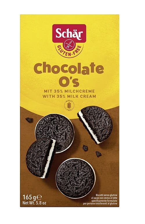 Schar - Chocolate O's - 165g – Schär opakowanie