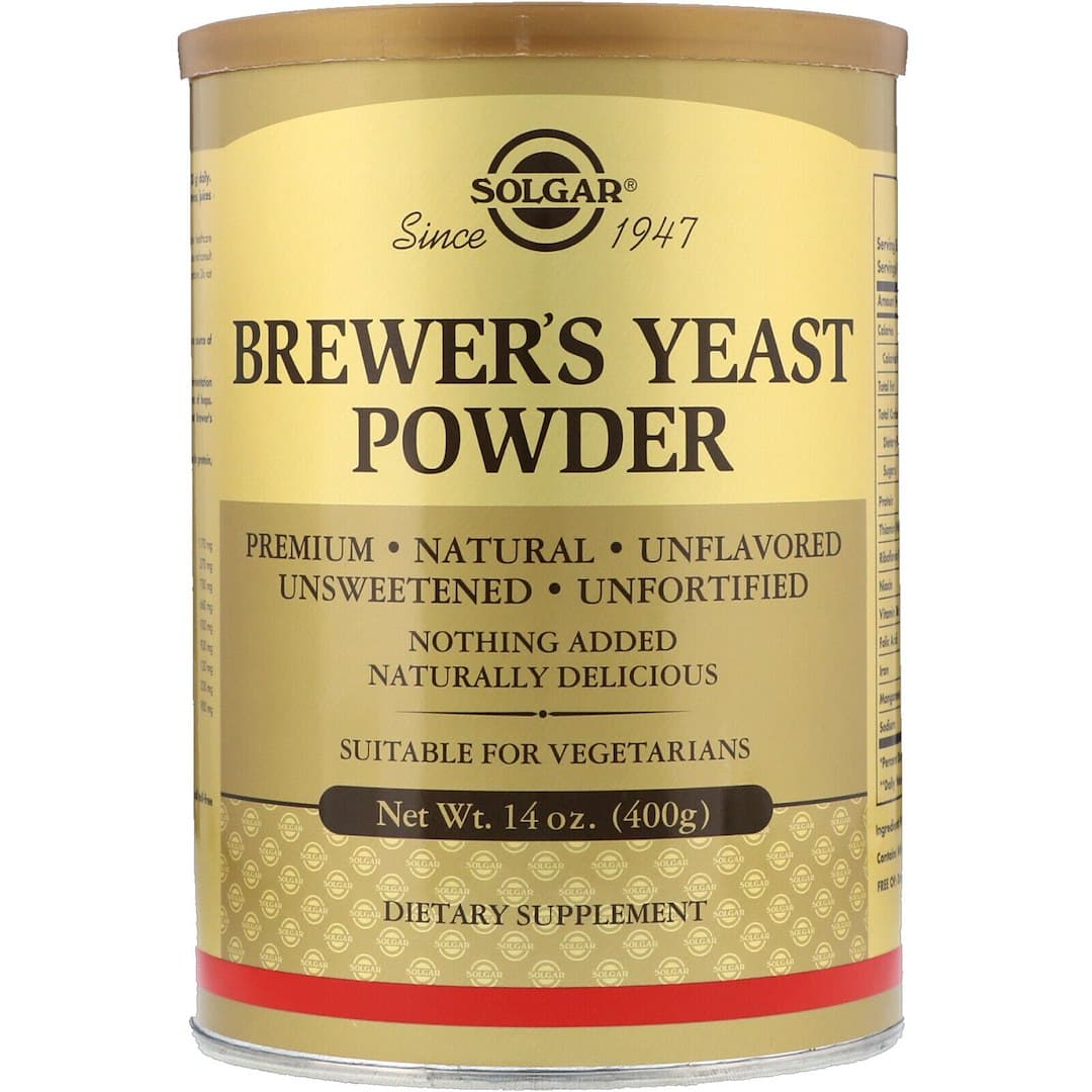 Solgar Brewer's Yeast Powder 400g – Solgar packaging