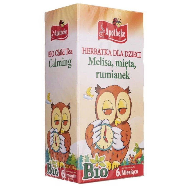 Apotheke - BIO Child Tea Calming - 20 x 1.5g (30g total) – Apotheke förpackning