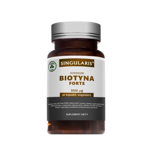 Singularis Biotina Forte 5000ug 60 capsule vegane – Singularis confezione