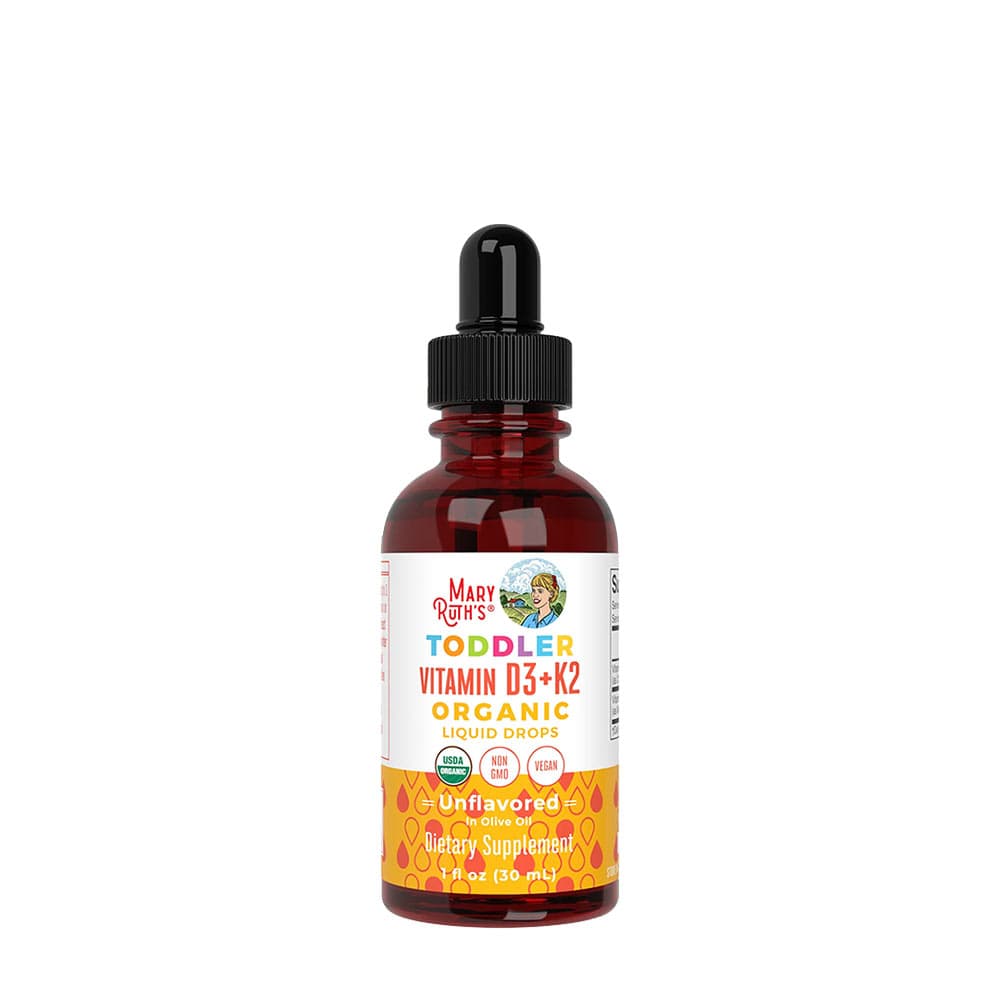 MaryRuth's - Toddler Vitamin D3+K2 Organic Liquid Drops – MaryRuth's förpackning