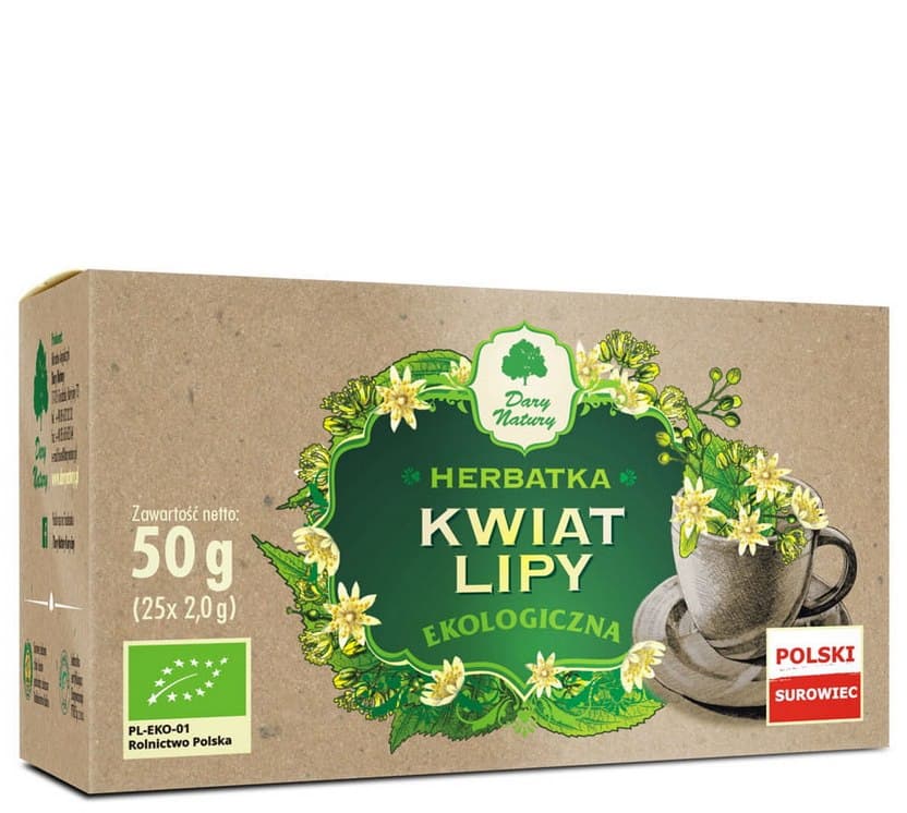 Dary Natury - Linden - Herbal Tea – Dary Natury förpackning