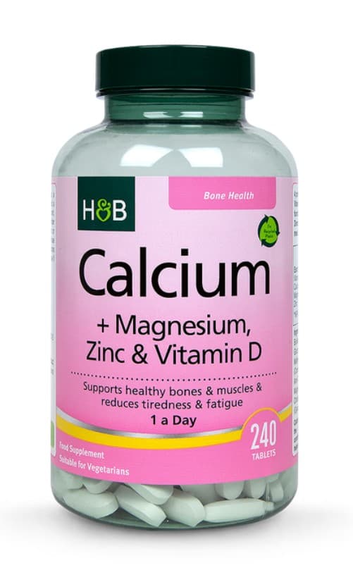 Holland & Barrett - Calcium + Magnesium, Zinc & Witamina D – Holland & Barrett opakowanie