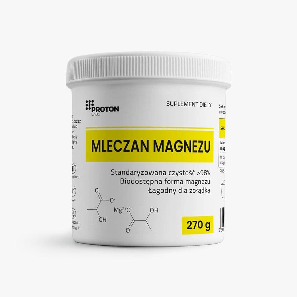 PROTON LABS - Magnesium Malate Powder 270g – PROTON LABS förpackning
