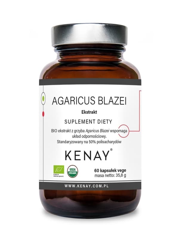 Kenay - Agaricus Blazei - 60 Capsules – packaging