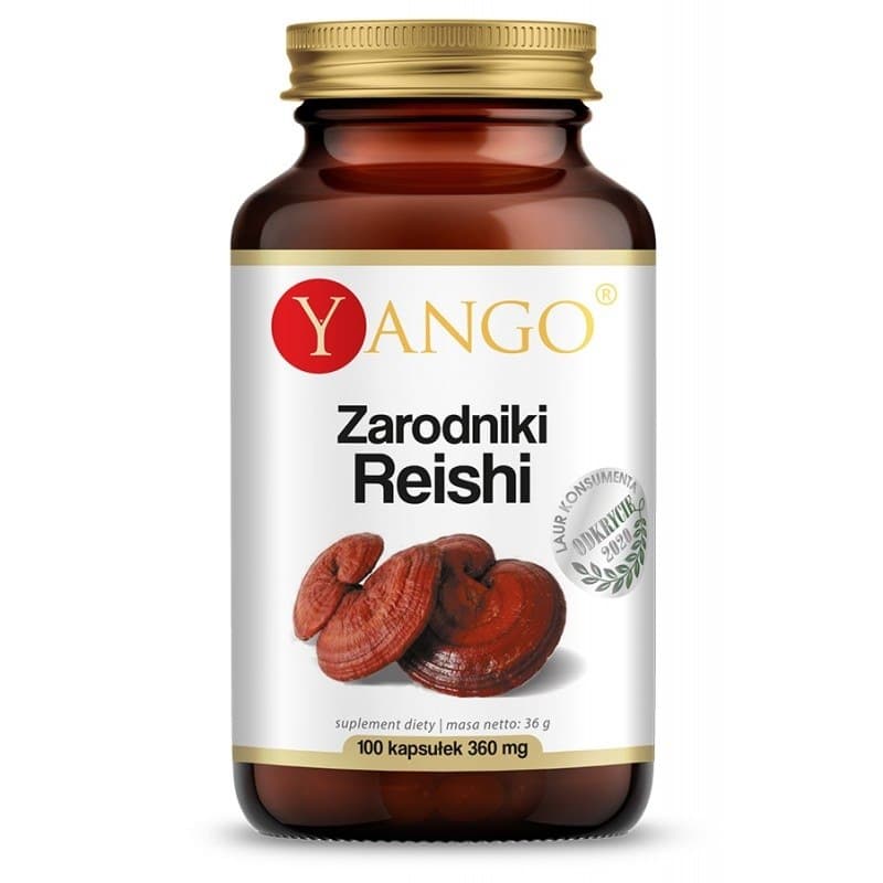 Yango - Reishi spores - 100 Caps – Yango förpackning