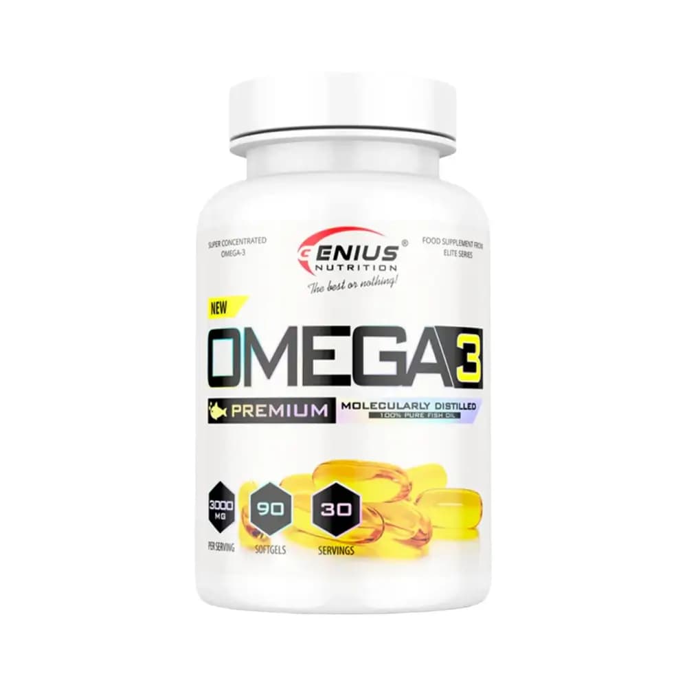Genius Nutrition Omega 3 Unflavored – Genius Nutrition emballage