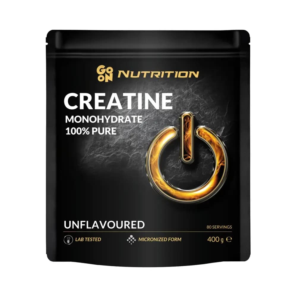 Go On Nutrition - Creatine Monohydrate 100% Pure Sans Arôme - 400g – Go On Nutrition emballage