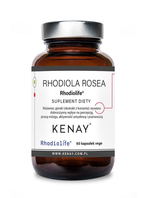 Kenay - Rhodiola Rosea (Mountain Rhodiola - 60 Caps) – Kenay förpackning