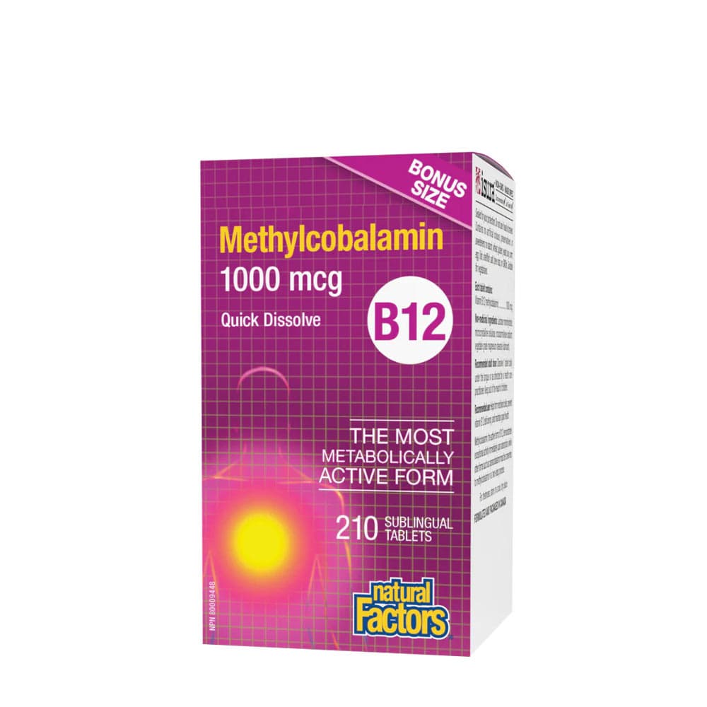 Natural Factors B12 - 1,000mcg