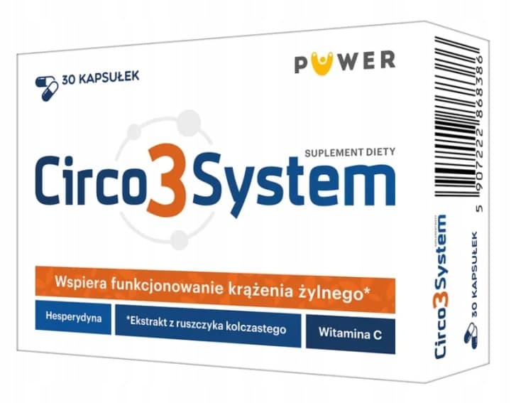 PUWER - Circo3System Capsules 30 - 30 caps – PUWER förpackning