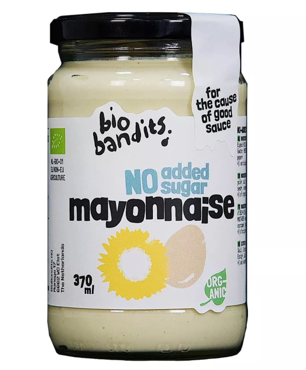 BIO BANDITS Egg Mayonnaise Sugar-Free BIO 370 ml – Bio Bandits packaging