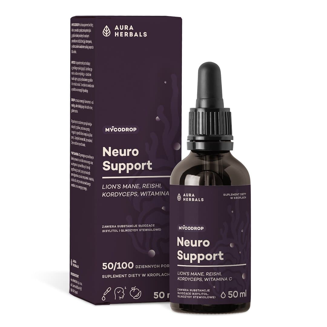 Aura Herbals - Mycodrop Neuro Support – Aura Herbals empaque