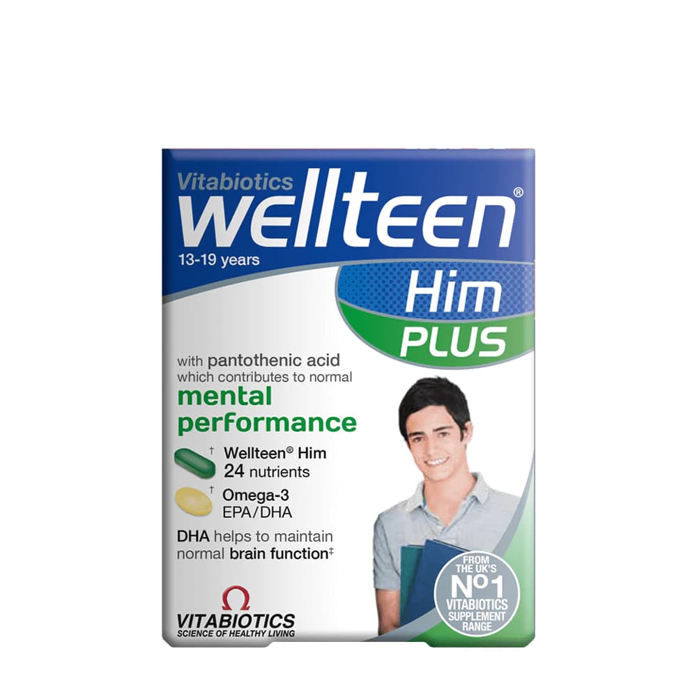 Vitabiotics - Wellteen Him Plus - 56 Tabs – Vitabiotics förpackning