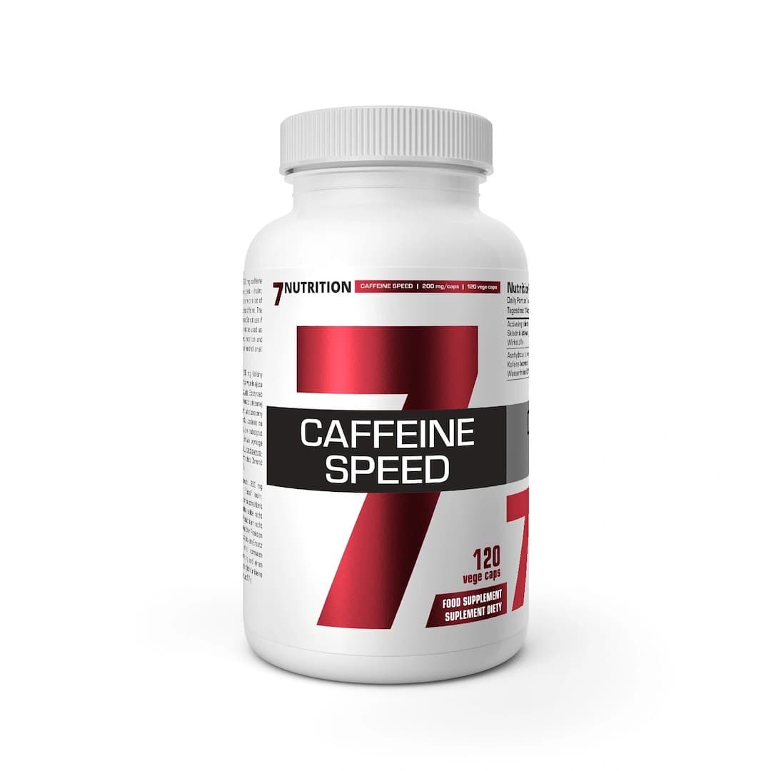 7 Nutrition - Caféine - 120 gélules – 7 Nutrition emballage