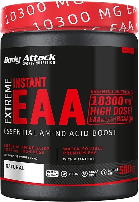 Body Attack - EAA, snabblösligt – Body Attack förpackning