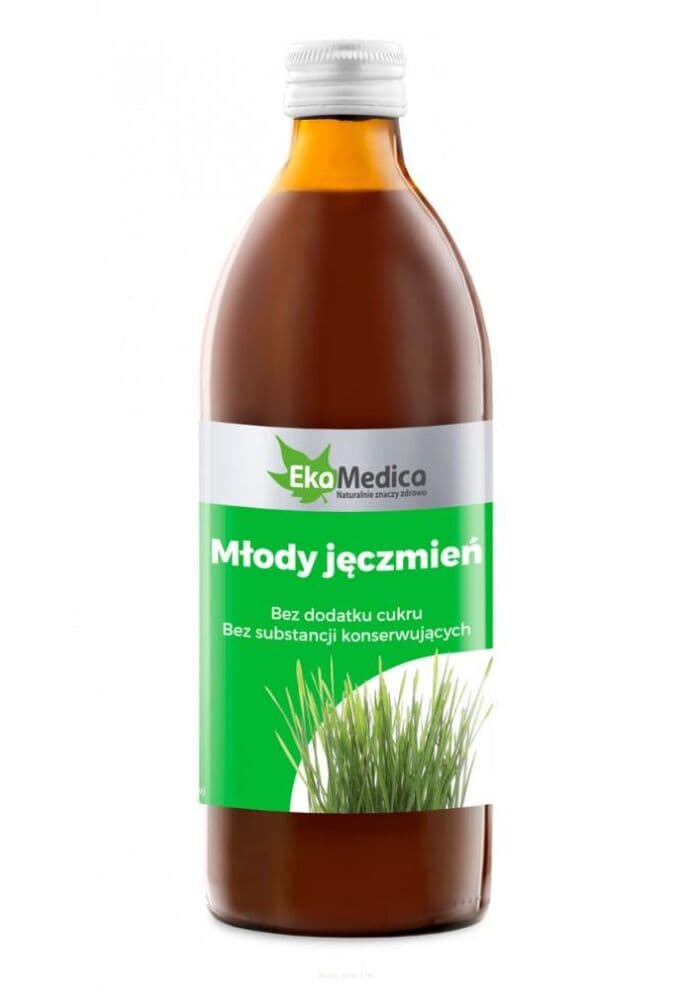 EkaMedica Young Barley Juice 0.5L – Eka Medica packaging