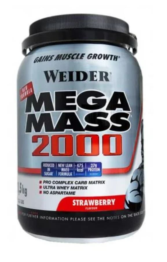 Weider - Mega Mass 2000 – Weider förpackning
