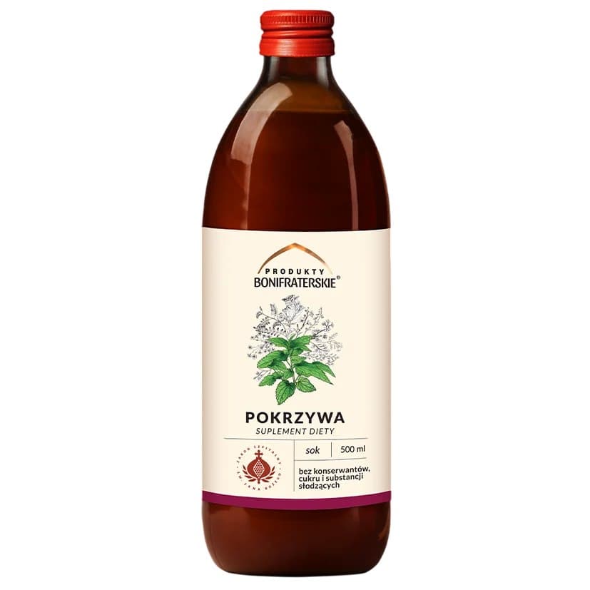 Produkty Bonifraterskie - Nettle Juice - 500 ml – Produkty Bonifraterskie förpackning