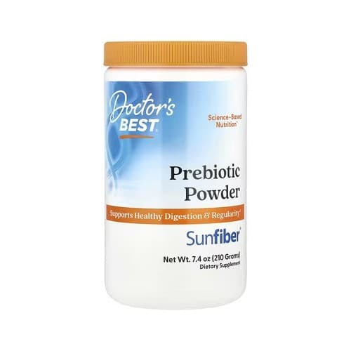 Doctor's Best Prebiotic Powder 210g – Polvere con Sunfiber® – Doctor's Best packaging
