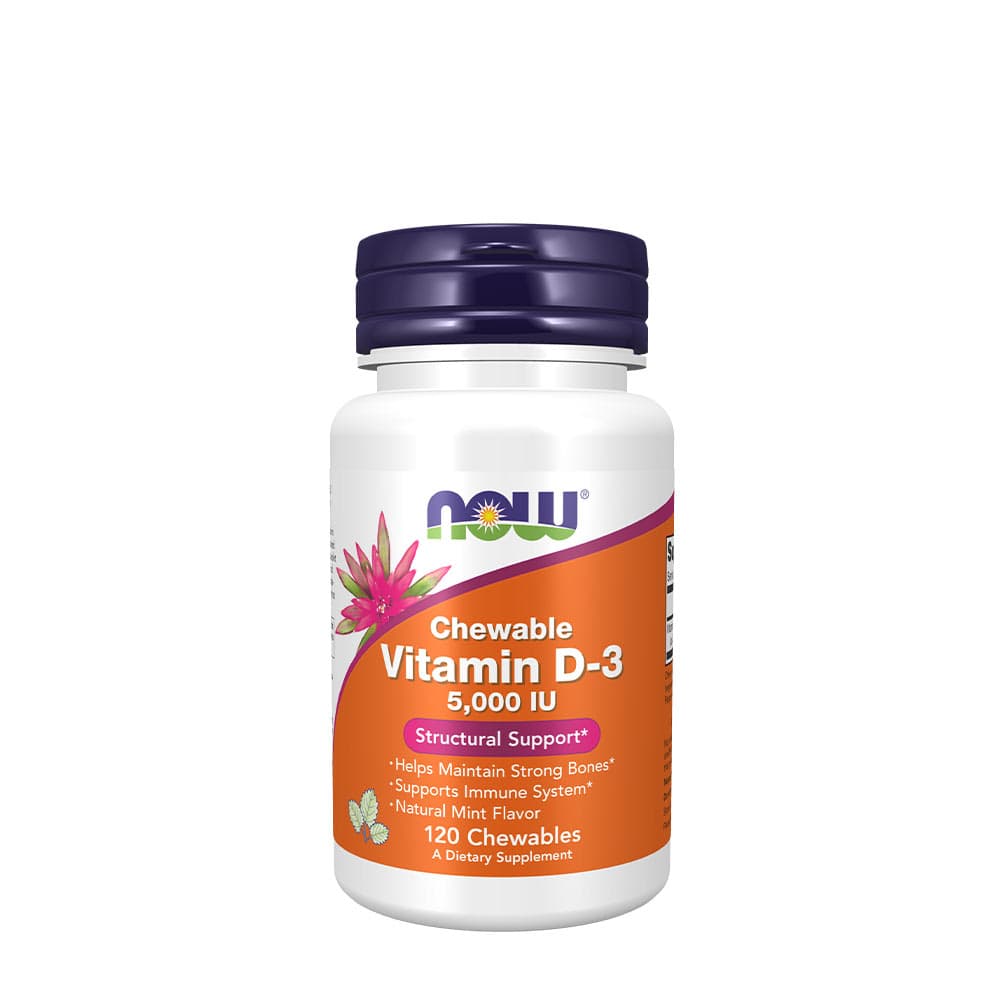 NOW Foods - Vitamin D-3 – NOW Foods förpackning