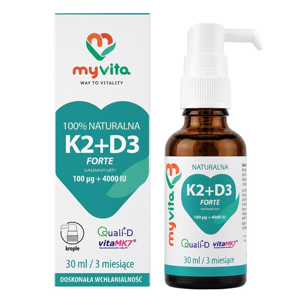 MyVita - Vitamina K2+D3 Forte – MyVita packaging
