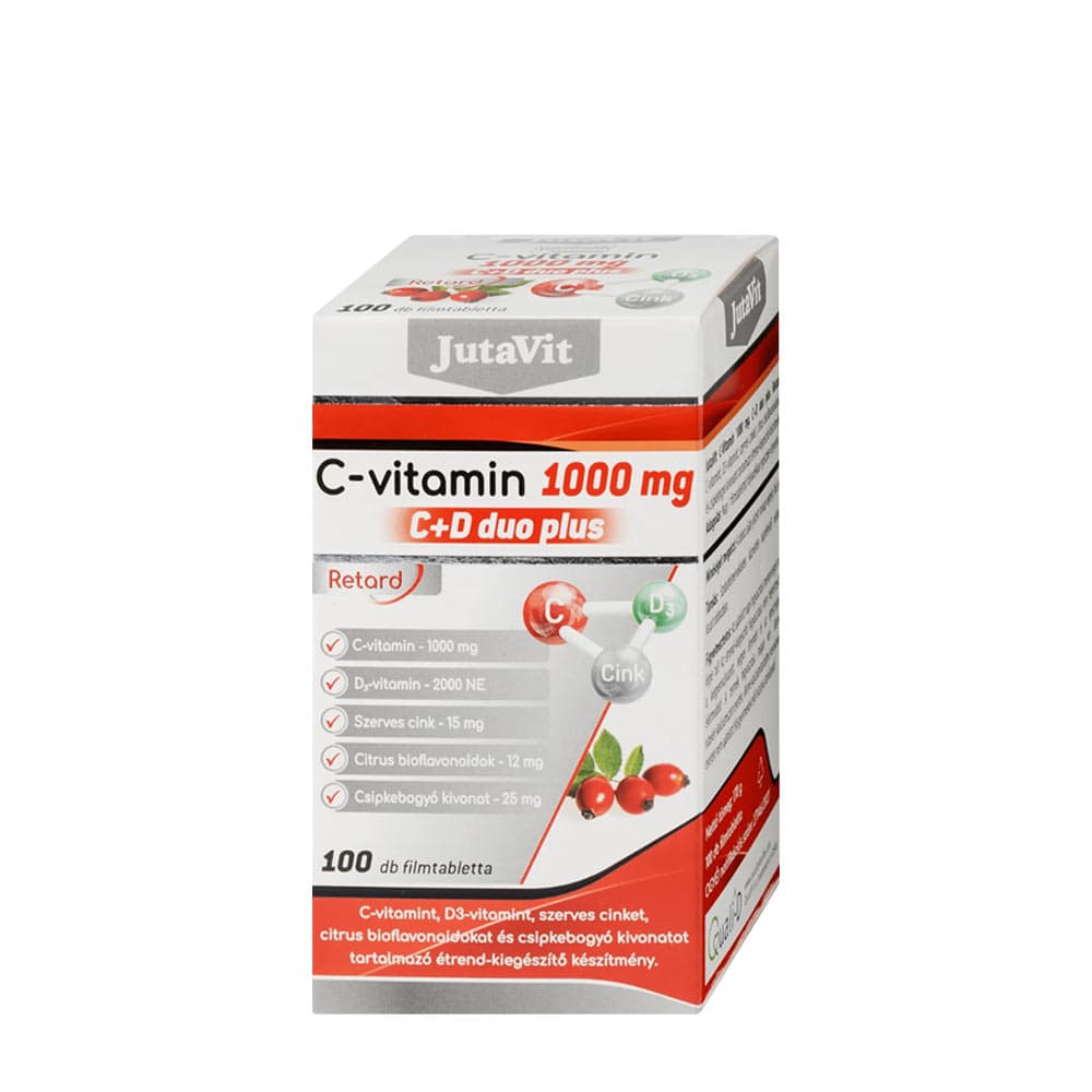 Jutavit Vitamin C 1000mg C+D Duo Plus – Jutavit packaging