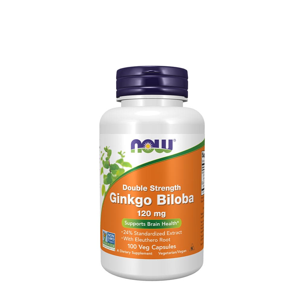 NOW Foods - Ginkgo Biloba - Cognitive Support – NOW Foods packaging