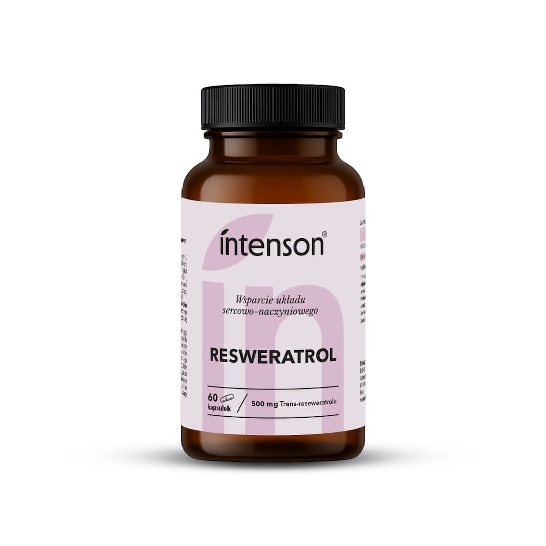 Intenson Resveratrol 60 capsules – Intenson packaging