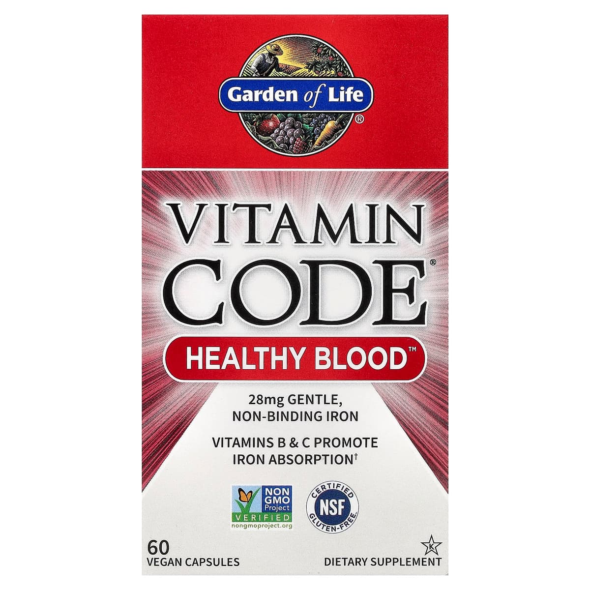 Garden Of Life - Vitamin Code Healthy Blood - 60 Caps