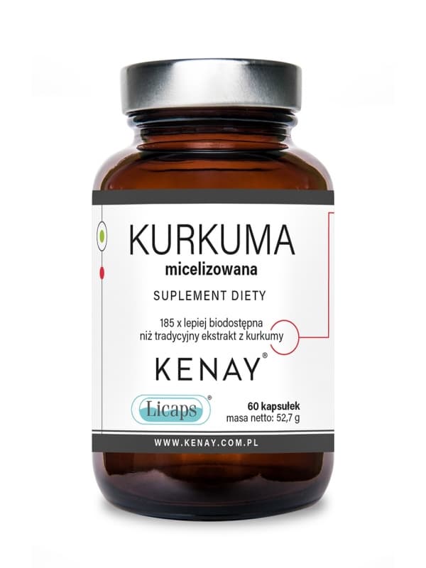 Kenay - Micelle Curcumin Licaps - 60 Capsules – packaging