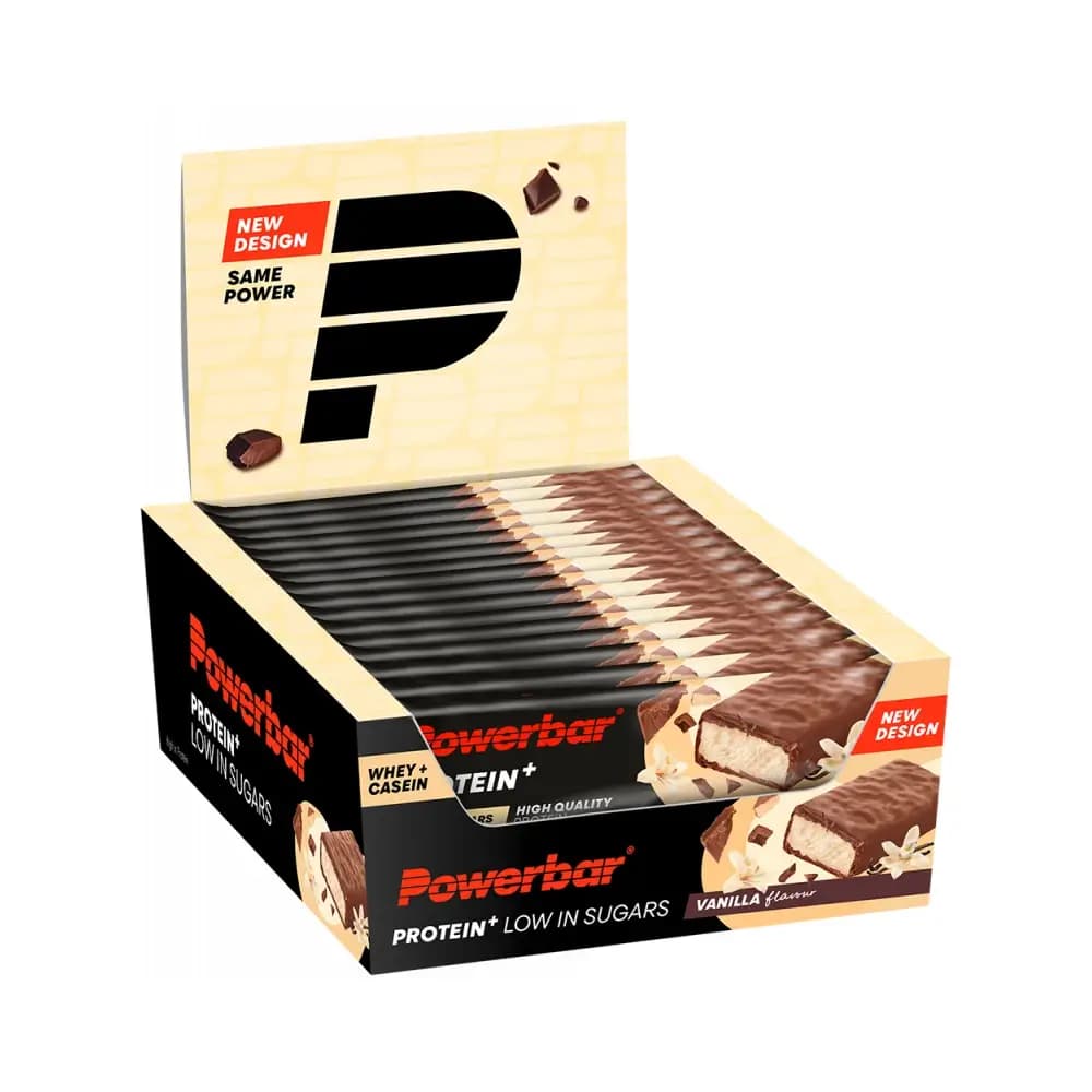 POWER - Protein Plus Low Sugar Bar – Powerbar förpackning