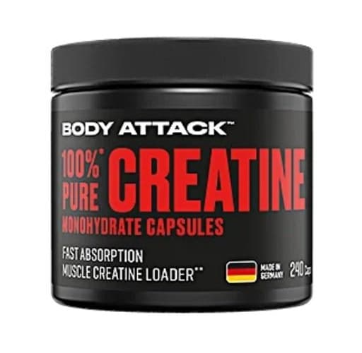Body Attack - 100 % ren kreatin – emballage