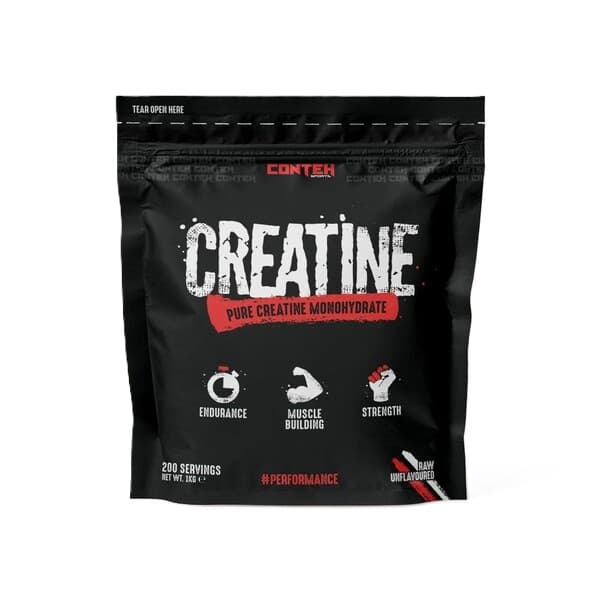 Créatine Monohydrate, Brute Non Aromatisé - 1000g – Contex emballage
