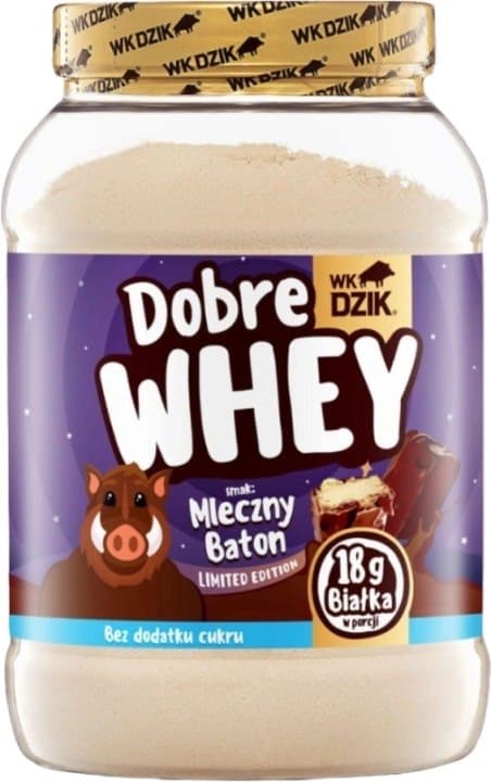 WK DZIK Odżywka Białkowa Mleczny Baton 700 g – DZIK emballage