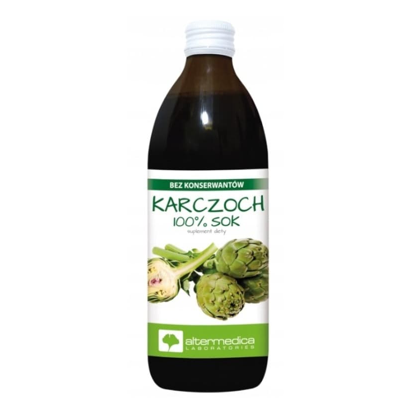 Alter Medica - Artichoke Juice - 500 ml – packaging