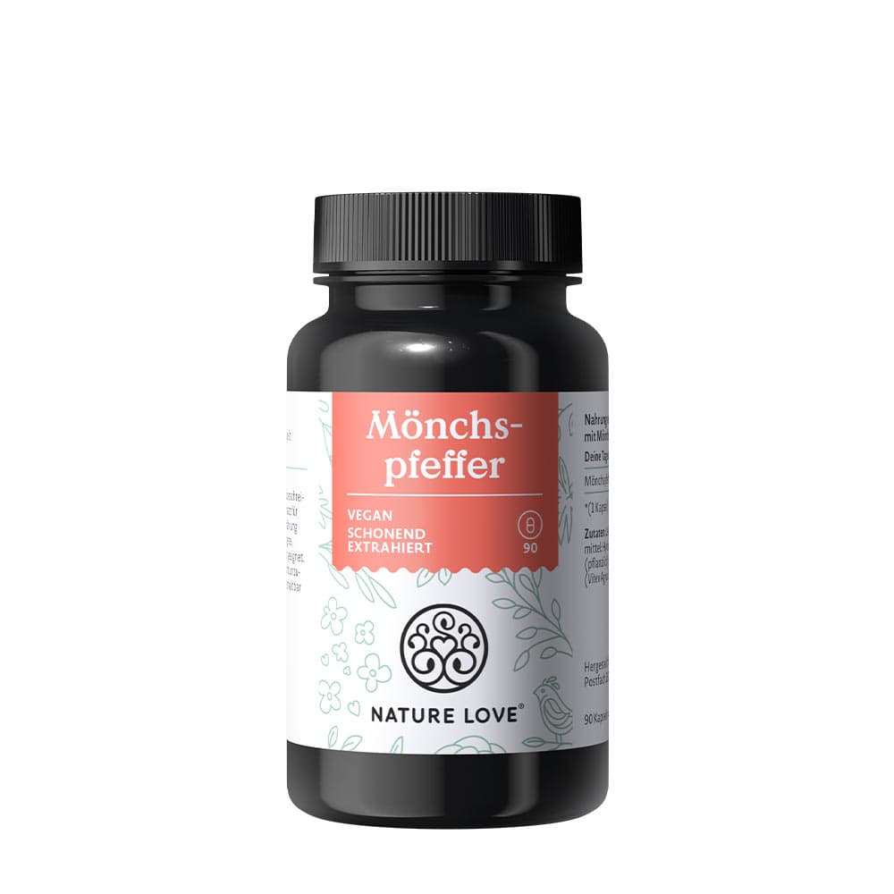 Nature Love - Mönchspfeffer (Chaste Tree Extract) - 90 Caps – Nature Love förpackning